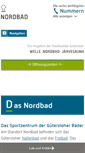 Mobile Screenshot of nordbad-guetersloh.de
